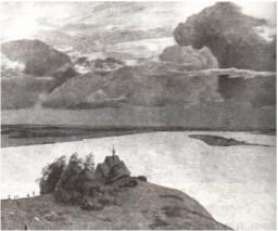 И. И. Левитан. Над вечным поеоем